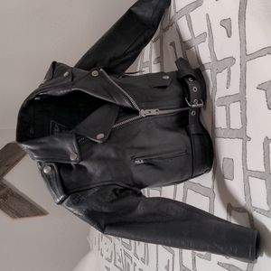 UNIK Black Toddler 2T Leather Jacket